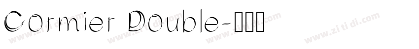 Cormier Double字体转换